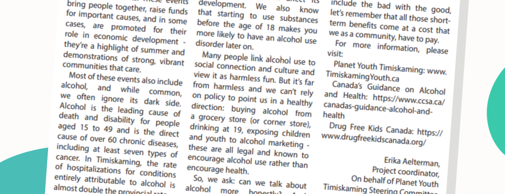 Letters to the Editor (June 19, 2024) We need to change how we talk about alcohol